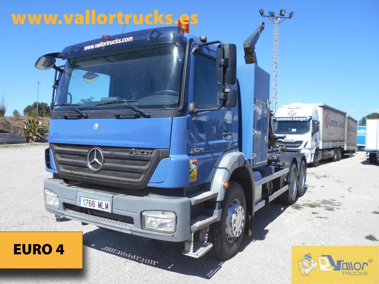 MERCEDES-BENZ AXOR 2629 - Hook lift truck: picture 1 MERCEDES-BENZ AXOR 2629 - Hook lift truck: picture 1