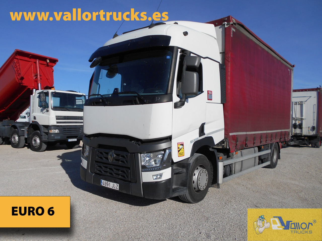 RENAULT T460 - TAUTLINER - Curtain side truck: picture 1 RENAULT T460 - TAUTLINER - Curtain side truck: picture 1