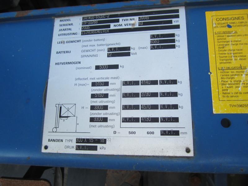 Daewoo G50SC-5 - LPG forklift: picture 4 Daewoo G50SC-5 - LPG forklift: picture 4