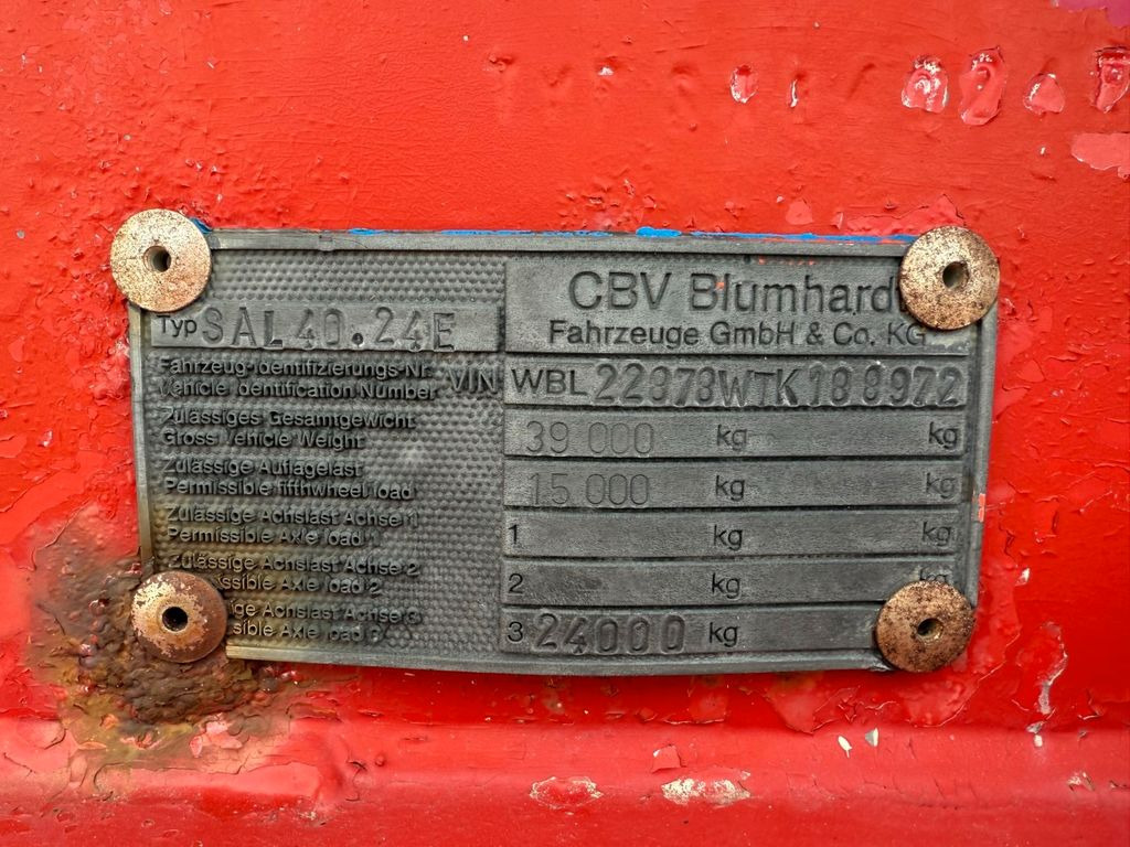 Blumhardt 3 axle 29.000 L ADR Tank trailer - Tanker semi-trailer: picture 5 Blumhardt 3 axle 29.000 L ADR Tank trailer - Tanker semi-trailer: picture 5