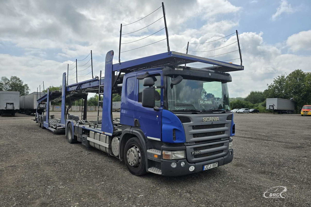 Scania P 380 - Car transporter truck: picture 2 Scania P 380 - Car transporter truck: picture 2