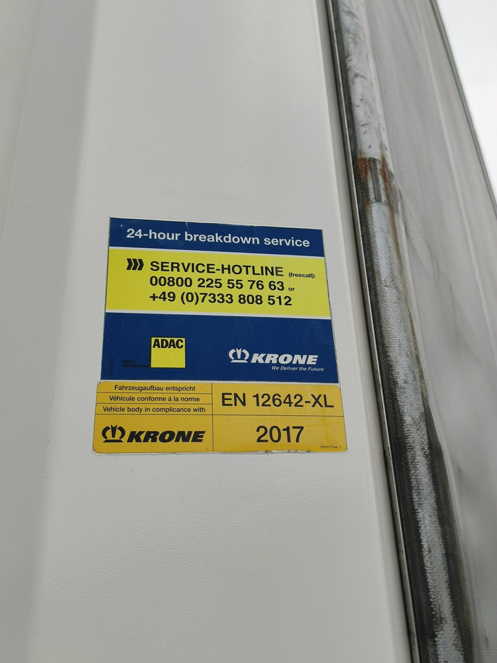 Curtainsider semi-trailer Krone Standard OŚ Podnoszona SAF 2017r: picture 23