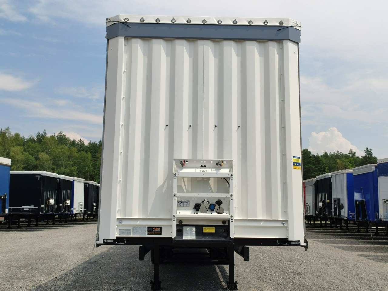 Curtainsider semi-trailer Krone Standard OŚ Podnoszona SAF 2017r: picture 28