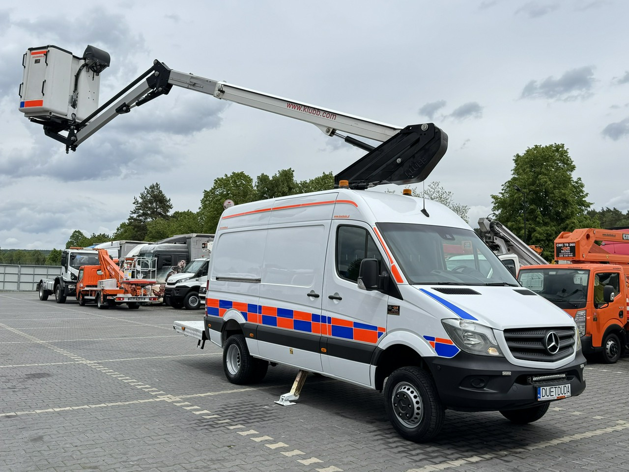 Mercedes Sprinter Zwyżka Podnośnik Koszowy KLUBB K42P UDT WUMAG GSR - Truck mounted aerial platform: picture 3 Mercedes Sprinter Zwyżka Podnośnik Koszowy KLUBB K42P UDT WUMAG GSR - Truck mounted aerial platform: picture 3