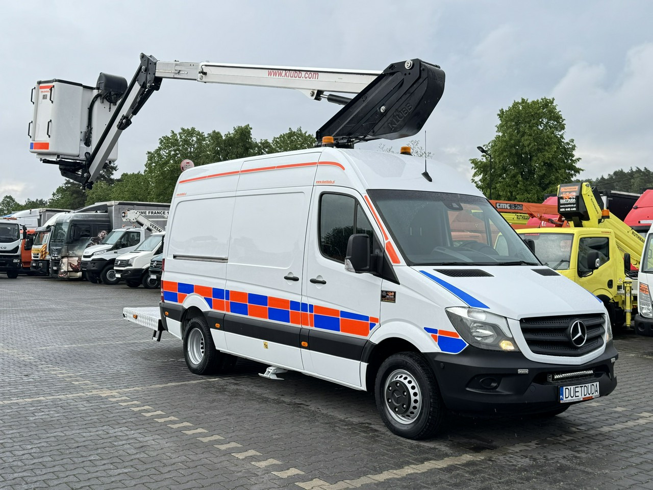 Mercedes Sprinter Zwyżka Podnośnik Koszowy KLUBB K42P UDT WUMAG GSR - Truck mounted aerial platform: picture 5 Mercedes Sprinter Zwyżka Podnośnik Koszowy KLUBB K42P UDT WUMAG GSR - Truck mounted aerial platform: picture 5