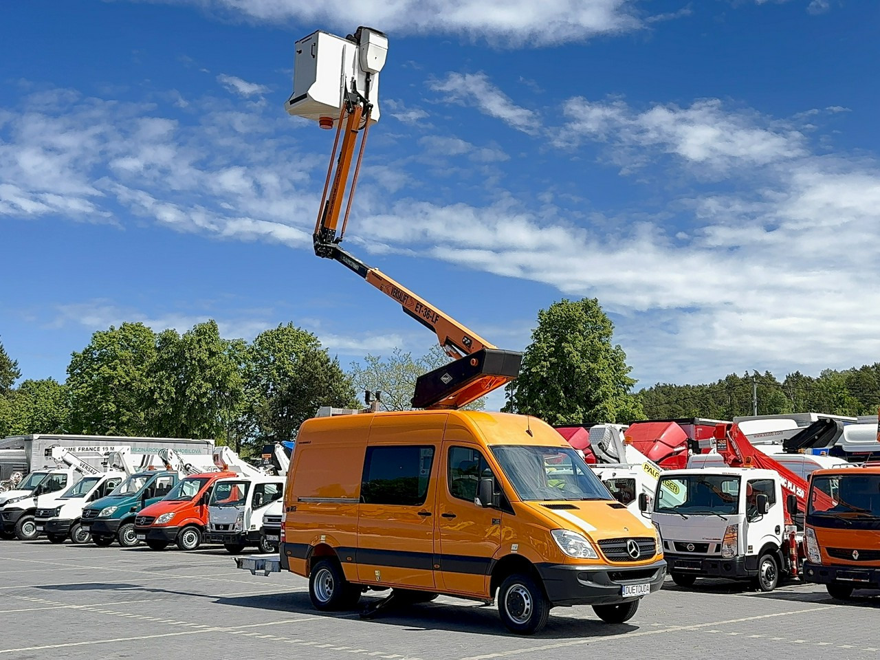 Mercedes Sprinter Zwyżka Podnośnik Koszowy VERSALIFT KLUBB ET-36-LF UDT - Truck mounted aerial platform: picture 1 Mercedes Sprinter Zwyżka Podnośnik Koszowy VERSALIFT KLUBB ET-36-LF UDT - Truck mounted aerial platform: picture 1