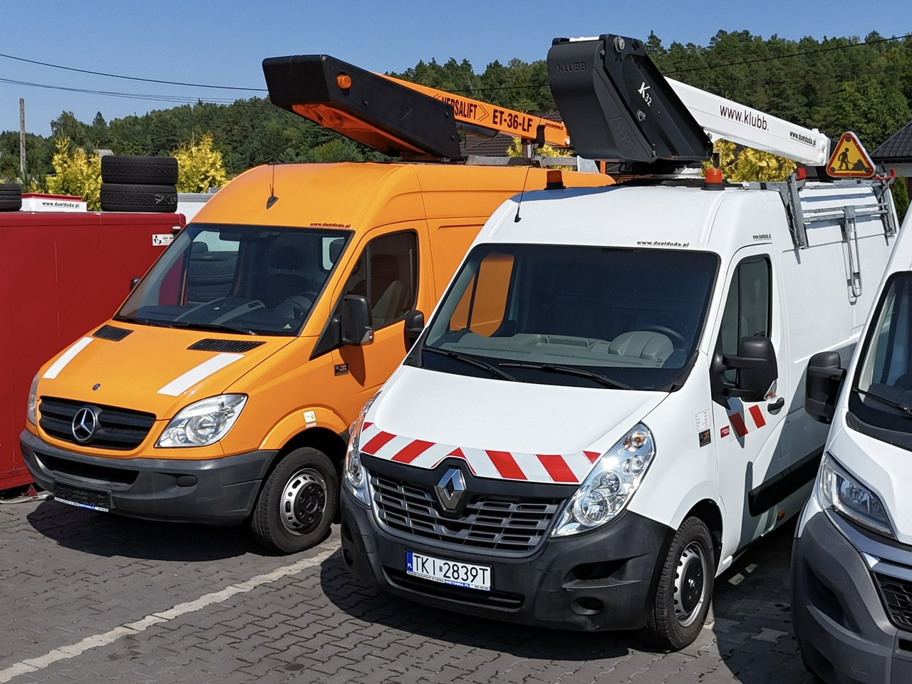 Truck mounted aerial platform Nissan Zwyżka Podnośnik Koszowy 4X4 CABSTAR MAXITY SPRINTER: picture 11