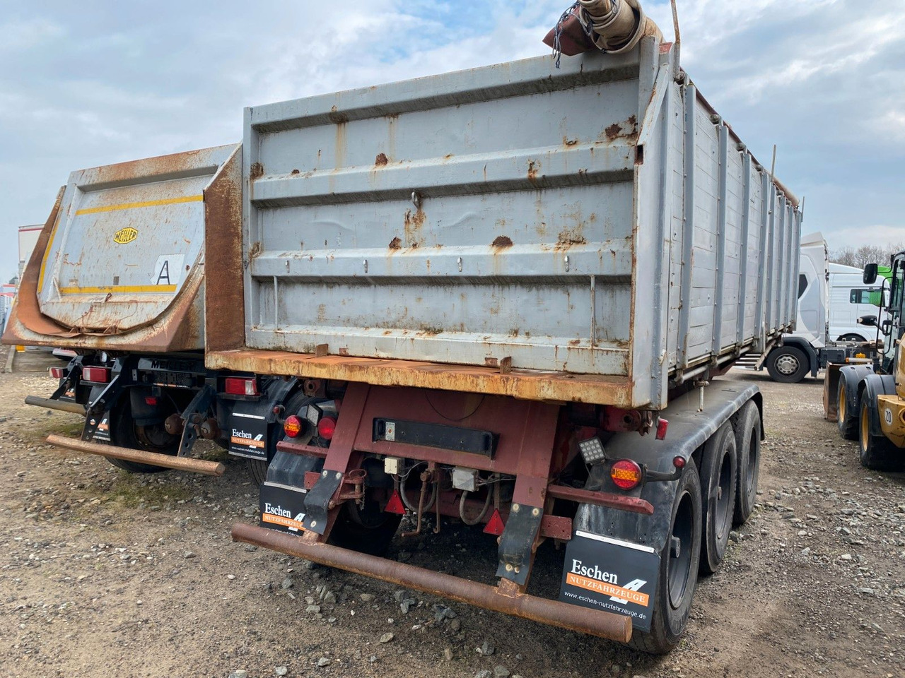 Langendorf SK 24/27 | Stahl 22m³*Luft-Lift*Rollplane*BPW - Tipper semi-trailer: picture 4 Langendorf SK 24/27 | Stahl 22m³*Luft-Lift*Rollplane*BPW - Tipper semi-trailer: picture 4