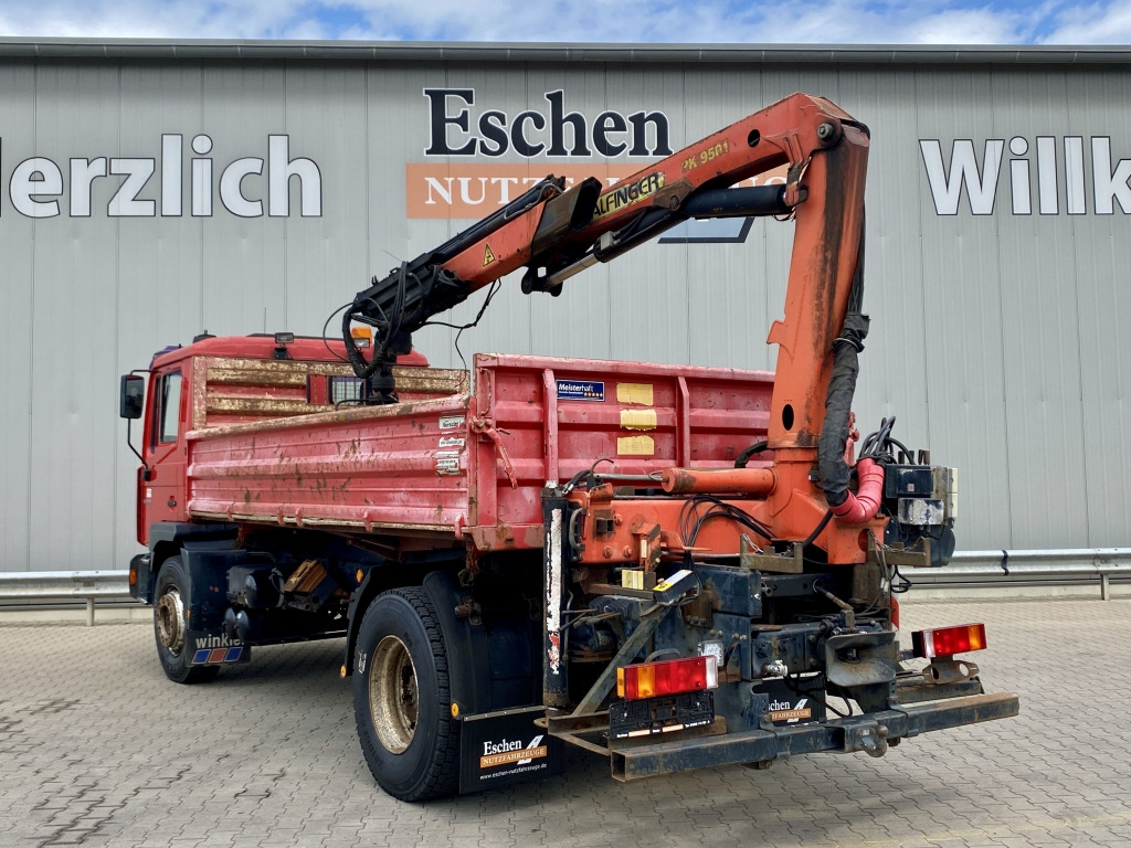 MAN 18.285 MC / Palfinger PK 9501 - Tipper, Crane truck: picture 4 MAN 18.285 MC / Palfinger PK 9501 - Tipper, Crane truck: picture 4