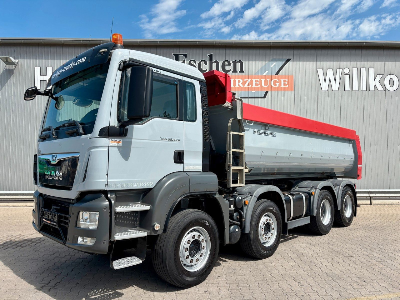 MAN TGS 35.420 8x4 BL | MEILLER*Rollplane*Navi*Klima - Skip loader truck: picture 1 MAN TGS 35.420 8x4 BL | MEILLER*Rollplane*Navi*Klima - Skip loader truck: picture 1