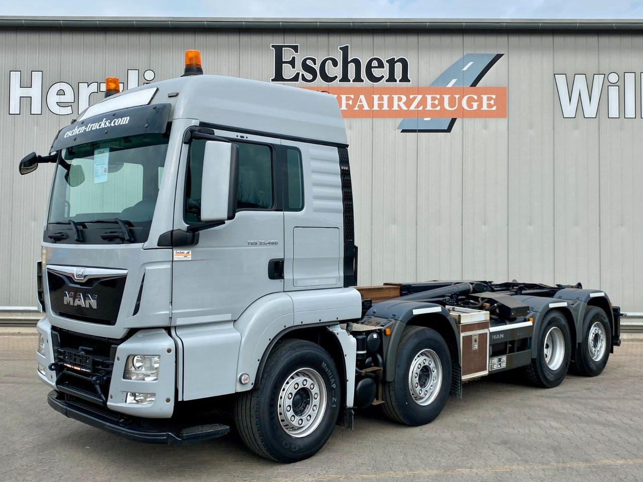 MAN TGS 35.480 8x2-6| Palift Haken*LX-Cab*Navi*Klima - Hook lift truck: picture 1 MAN TGS 35.480 8x2-6| Palift Haken*LX-Cab*Navi*Klima - Hook lift truck: picture 1