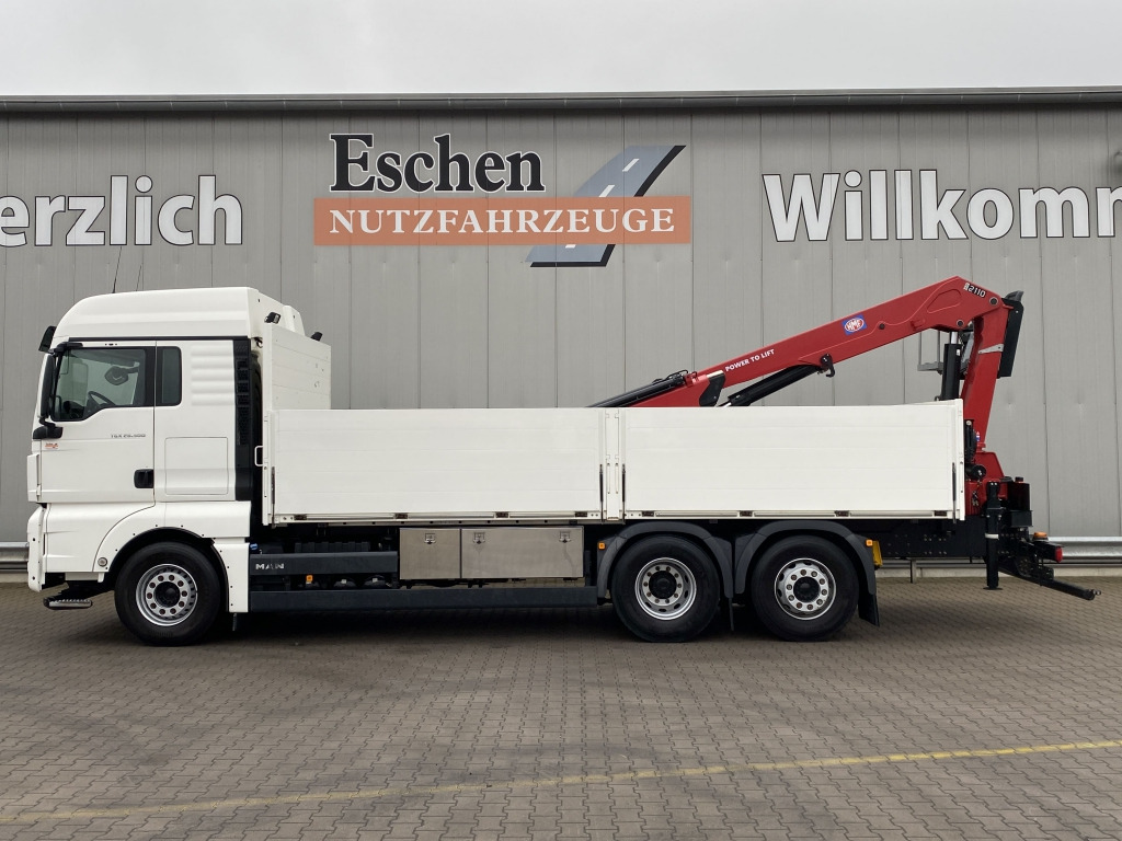 MAN TGX 26.500 6x2-4 LL / HMF 2110 L-MC Kran - Dropside/ Flatbed truck, Crane truck: picture 2 MAN TGX 26.500 6x2-4 LL / HMF 2110 L-MC Kran - Dropside/ Flatbed truck, Crane truck: picture 2