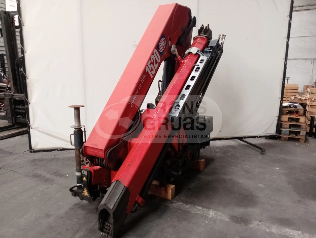 Grúa hidráulica HMF 1520 K4 - Truck mounted crane: picture 4 Grúa hidráulica HMF 1520 K4 - Truck mounted crane: picture 4