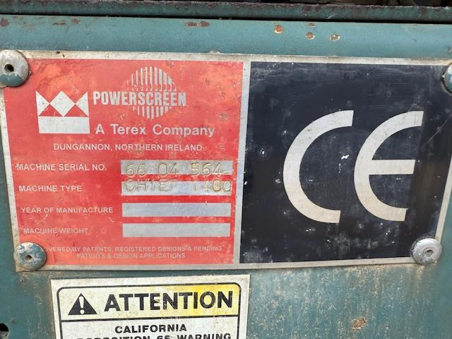 Terex Powerscreen Warrior 1400 - Screener: picture 5 Terex Powerscreen Warrior 1400 - Screener: picture 5