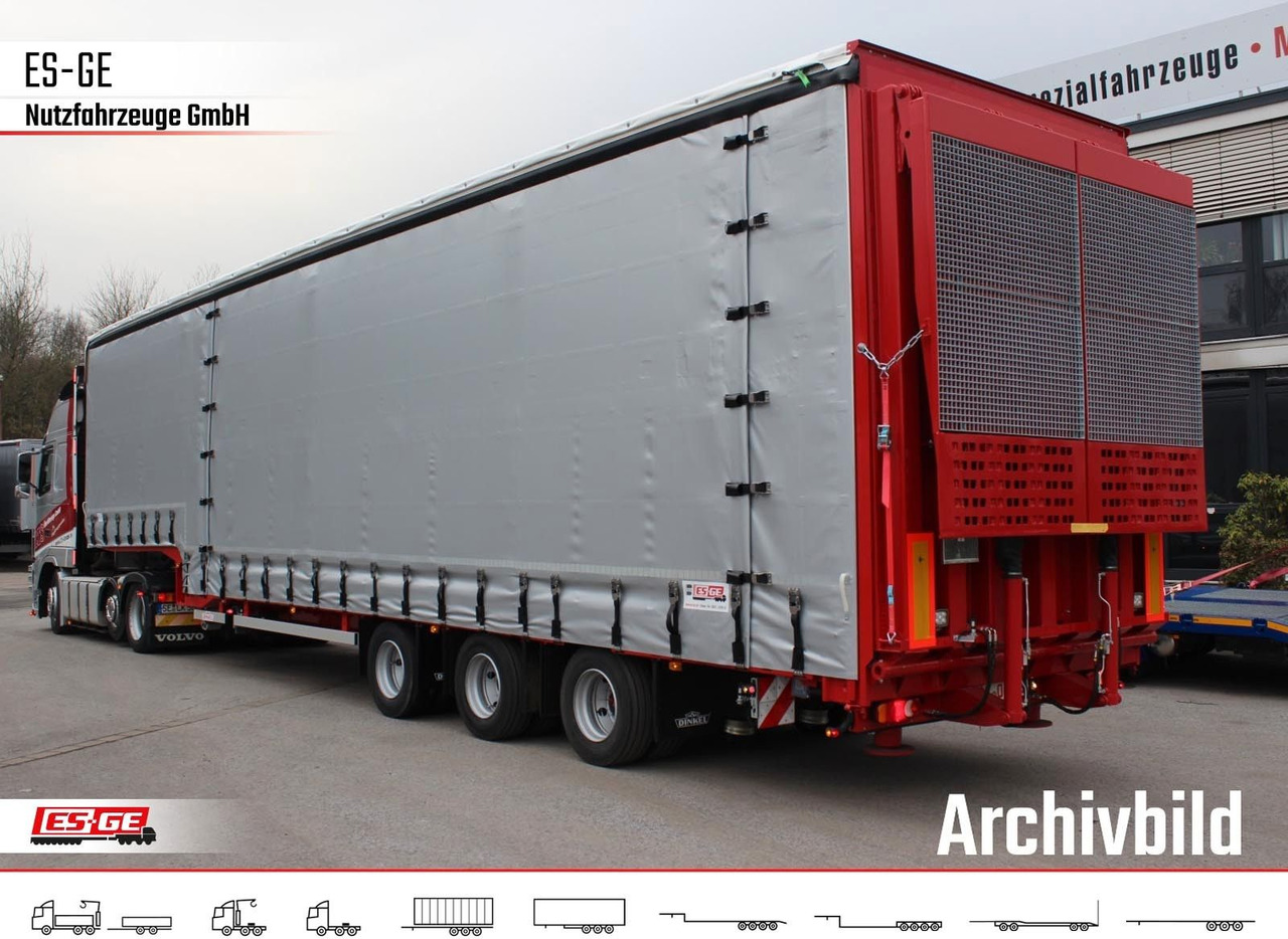 Dinkel 3-Achs-Jumbotieflader - 2tlg. Rampen - Low loader semi-trailer: picture 1 Dinkel 3-Achs-Jumbotieflader - 2tlg. Rampen - Low loader semi-trailer: picture 1