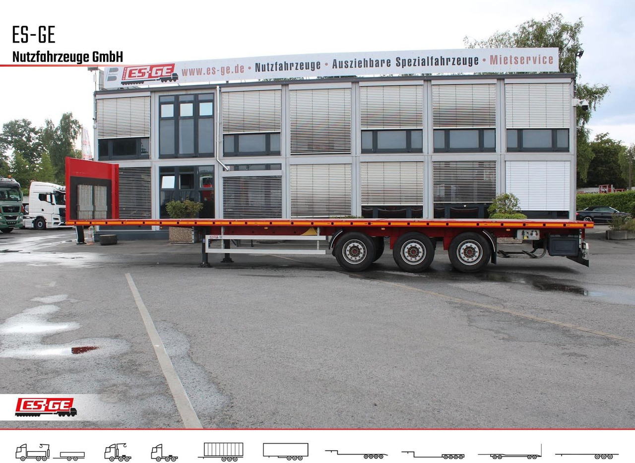 ES-GE 3-Achs Sattelanhänger - Rungen + CV - Dropside/ Flatbed semi-trailer: picture 1 ES-GE 3-Achs Sattelanhänger - Rungen + CV - Dropside/ Flatbed semi-trailer: picture 1