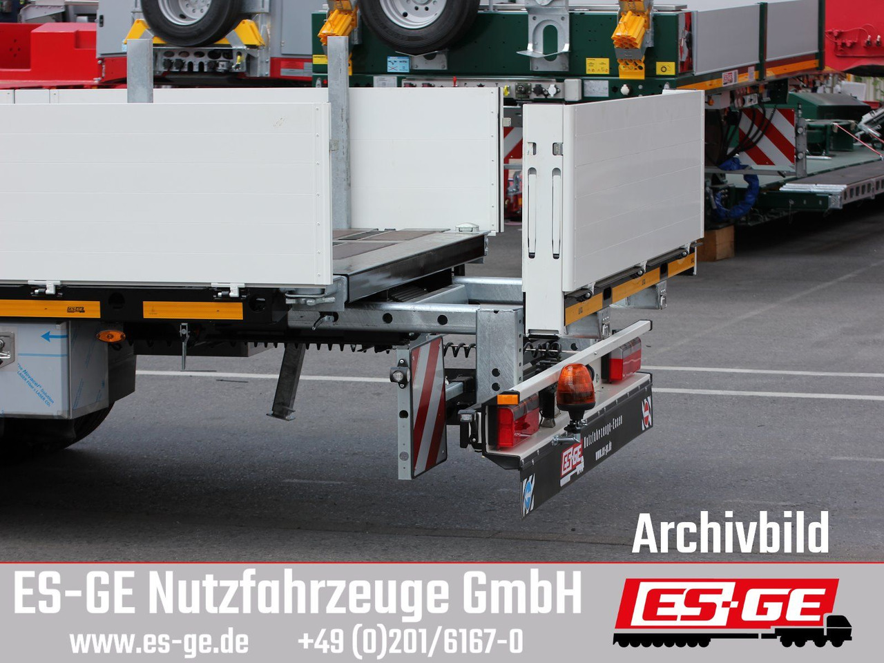 ES-GE Tandemanhänger - CV - Dropside/ Flatbed trailer: picture 4 ES-GE Tandemanhänger - CV - Dropside/ Flatbed trailer: picture 4