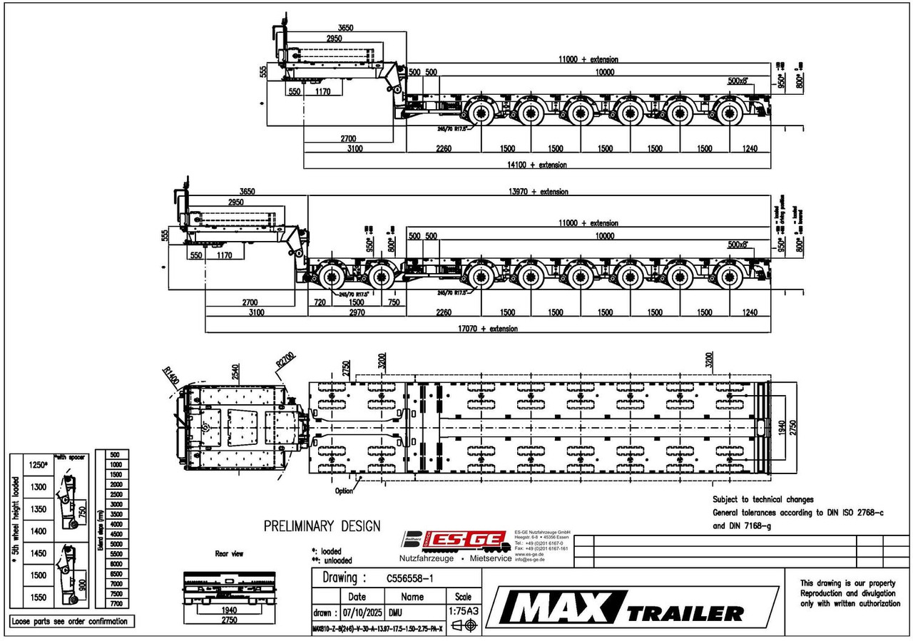 Faymonville MAX Trailer MAX 810 Semi-Tieflader 2+6 PA-X - Low loader semi-trailer: picture 1 Faymonville MAX Trailer MAX 810 Semi-Tieflader 2+6 PA-X - Low loader semi-trailer: picture 1