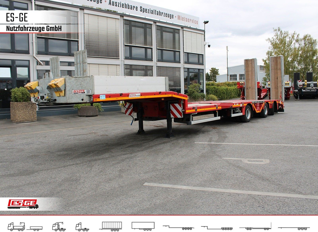 Faymonville MAX Trailer MAX100 Semi-Tieflader Radmulden - Low loader semi-trailer: picture 1 Faymonville MAX Trailer MAX100 Semi-Tieflader Radmulden - Low loader semi-trailer: picture 1