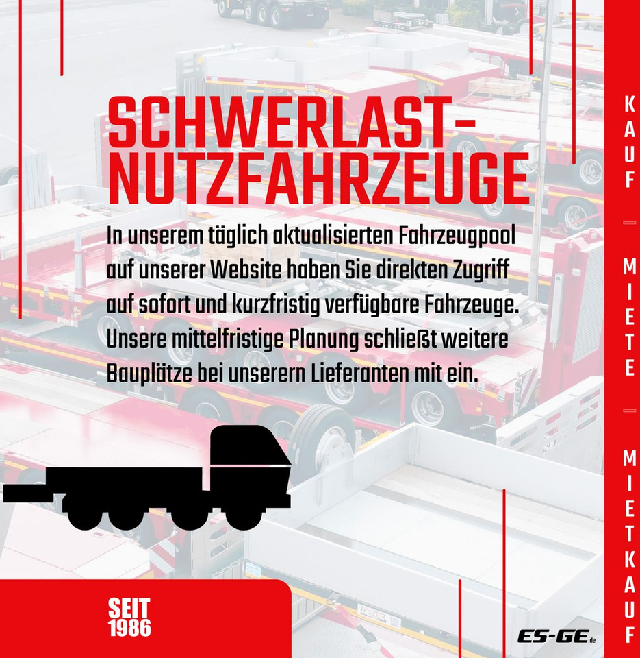 Faymonville Multimax Satteltieflader - hydr. gelenkt - Low loader semi-trailer: picture 5 Faymonville Multimax Satteltieflader - hydr. gelenkt - Low loader semi-trailer: picture 5