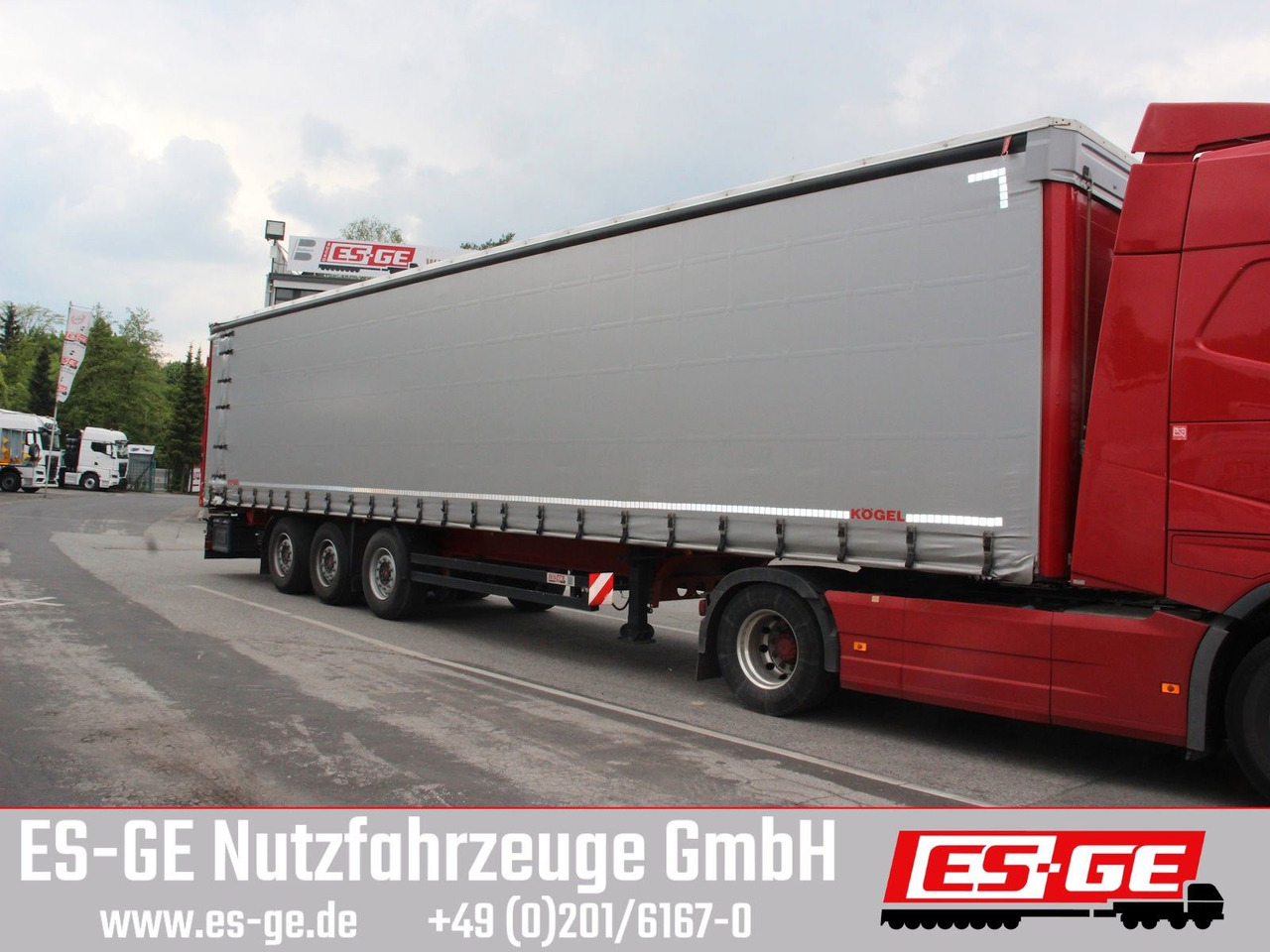 Kögel 3-Achs-Cargo-Coil-Pritschensattelanhänger Kögel 3-Achs-Cargo-Coil-Pritschensattelanhänger - Curtainsider semi-trailer: picture 1 Kögel 3-Achs-Cargo-Coil-Pritschensattelanhänger Kögel 3-Achs-Cargo-Coil-Pritschensattelanhänger - Curtainsider semi-trailer: picture 1