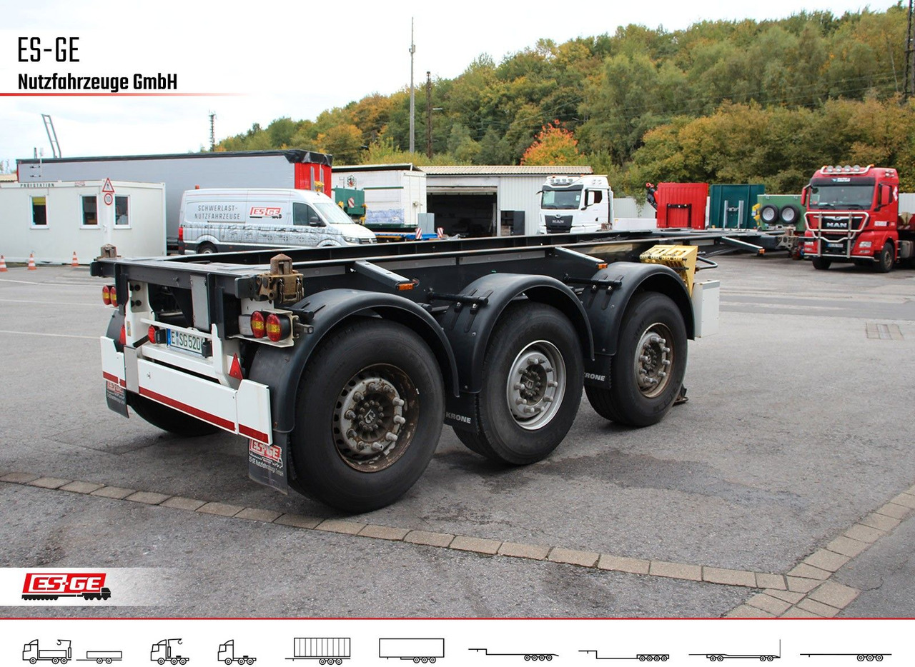 Krone 3-Achs-Containerchassis 20' - Container transporter/ Swap body semi-trailer: picture 4 Krone 3-Achs-Containerchassis 20' - Container transporter/ Swap body semi-trailer: picture 4