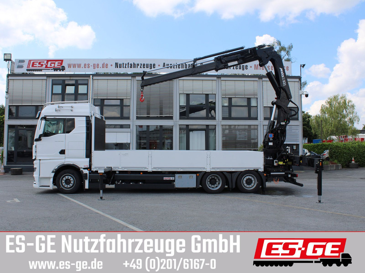 MAN TGX 26.480 6x2-4 LL CH mit MKG HLK531 a5 - Dropside/ Flatbed truck, Crane truck: picture 5 MAN TGX 26.480 6x2-4 LL CH mit MKG HLK531 a5 - Dropside/ Flatbed truck, Crane truck: picture 5