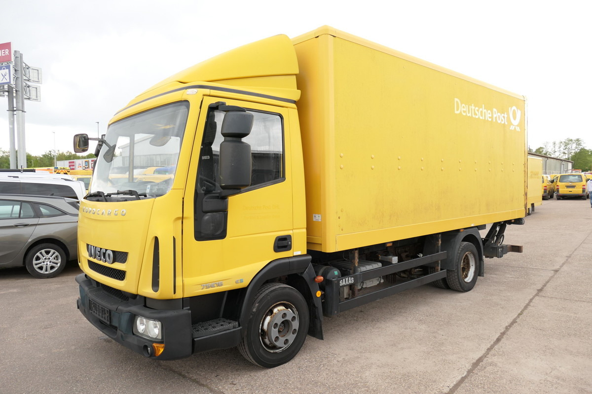 IVECO EuroCargo ML 75 E 16 P LBW LUFT AUTOMATIK EURO-5 - Box truck: picture 1 IVECO EuroCargo ML 75 E 16 P LBW LUFT AUTOMATIK EURO-5 - Box truck: picture 1