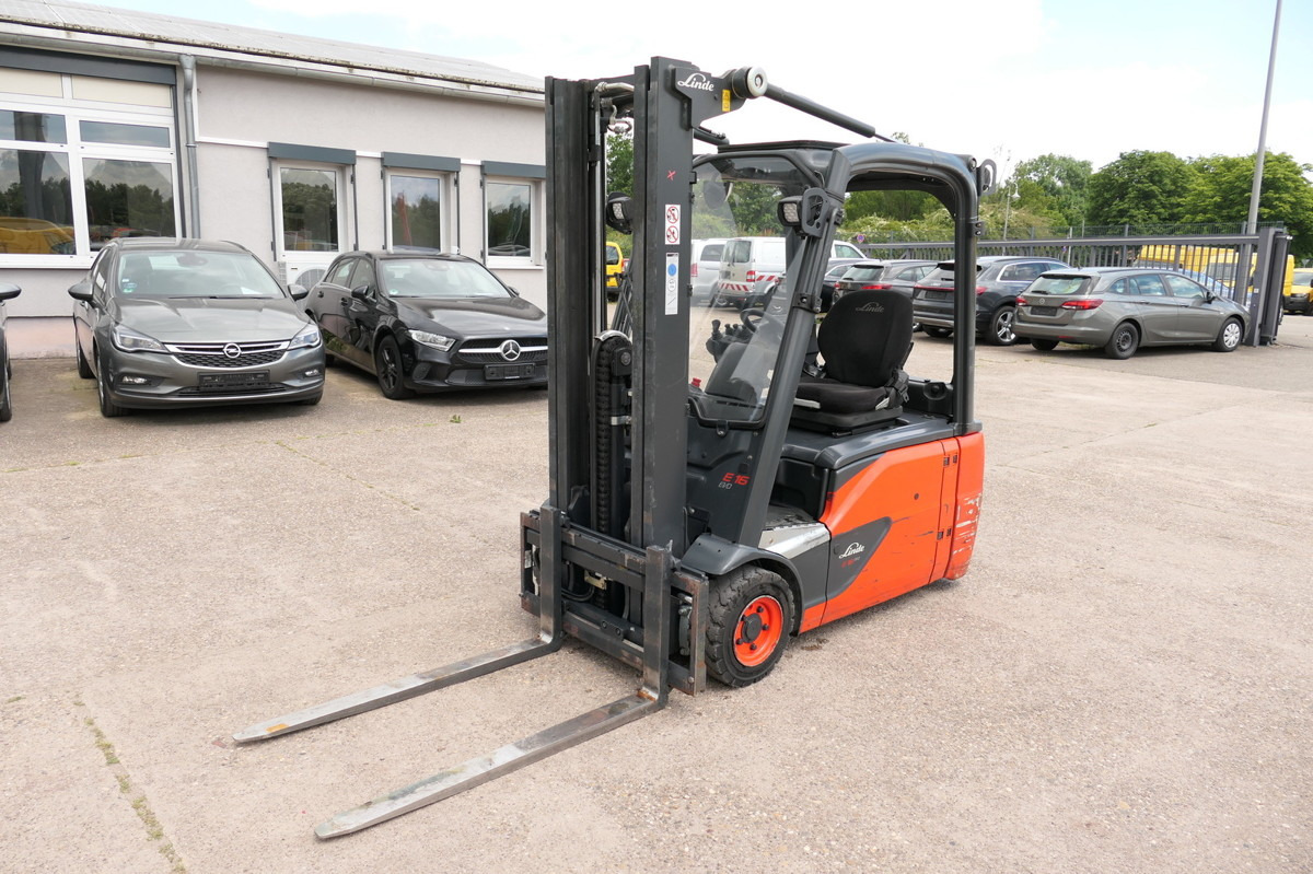LINDE E16L Elektro TRIPLEX 3-Rad - Electric forklift: picture 2 LINDE E16L Elektro TRIPLEX 3-Rad - Electric forklift: picture 2