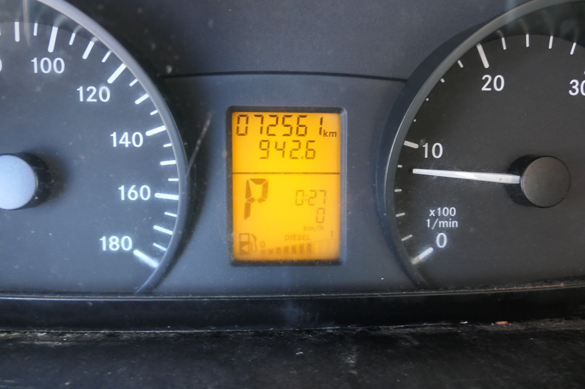 Closed box van MERCEDES-BENZ SPRINTER 310 CDI MAXI EURO-5 KOFFER REGALE KAMER: picture 11