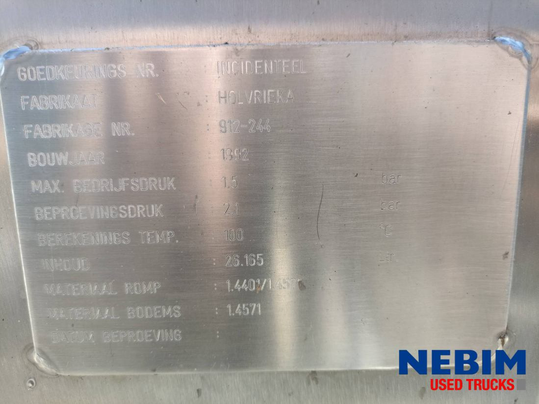 Burg BPO 12-27 Z - Tank 26.165 Ltr - Tanker semi-trailer: picture 5 Burg BPO 12-27 Z - Tank 26.165 Ltr - Tanker semi-trailer: picture 5