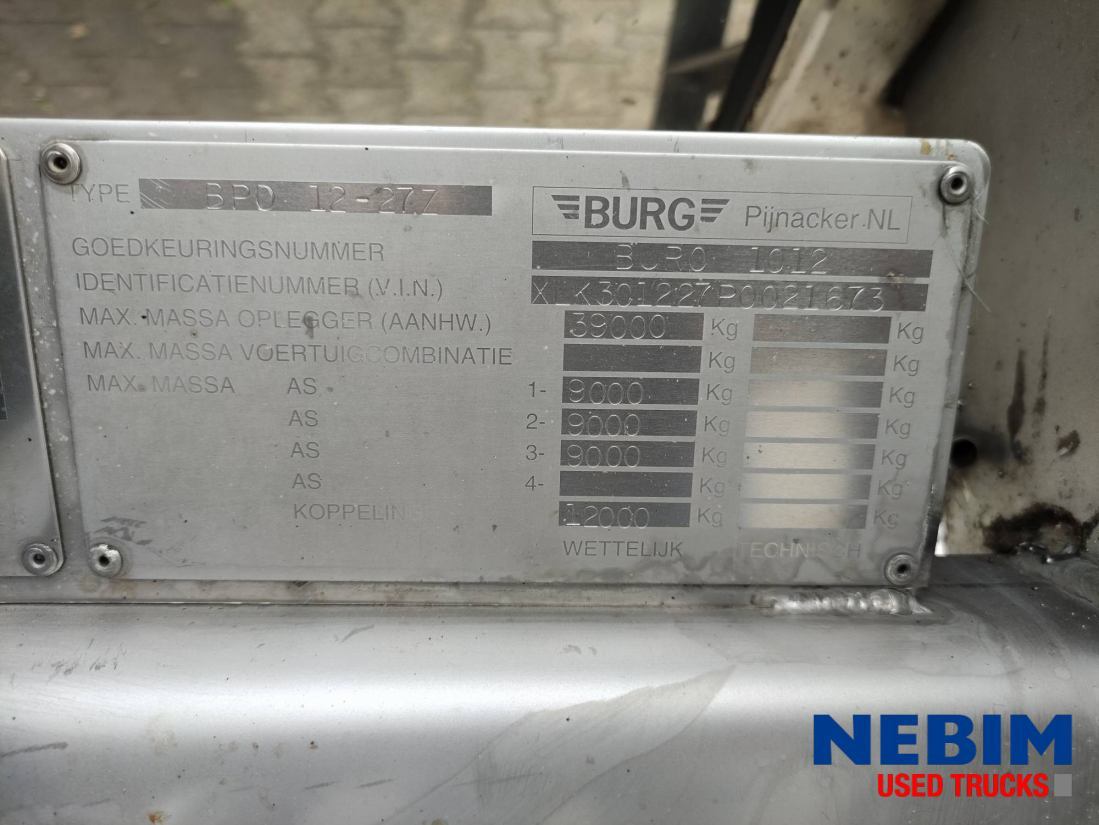 Burg Bpdo 12-27 Z - 26930Ltr - Tanker semi-trailer: picture 4 Burg Bpdo 12-27 Z - 26930Ltr - Tanker semi-trailer: picture 4