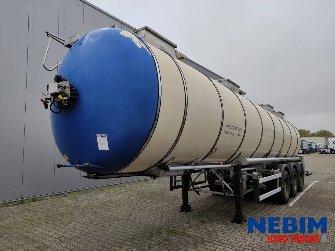 Feldbinder TSA 33.3-3 Unibloc pump electr - 3 comp. 8.000 / 2 2.500 / 3.000 Ltr. - Tanker semi-trailer: picture 1 Feldbinder TSA 33.3-3 Unibloc pump electr - 3 comp. 8.000 / 2 2.500 / 3.000 Ltr. - Tanker semi-trailer: picture 1