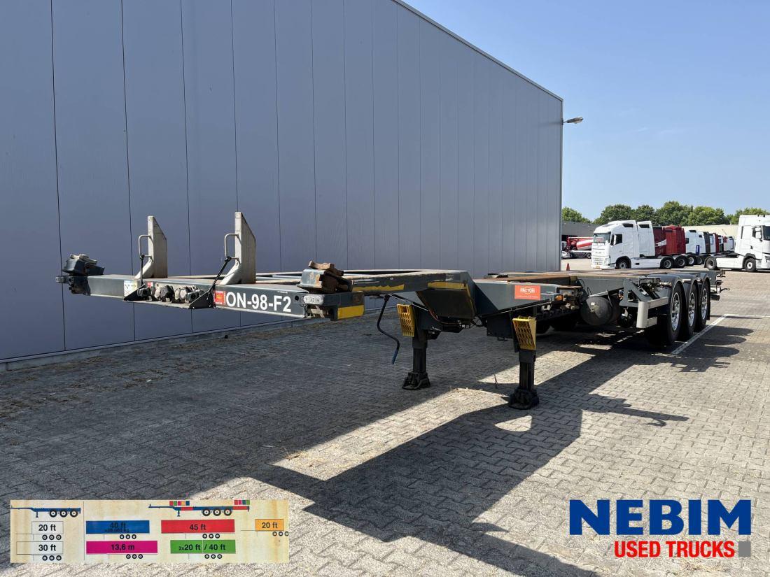 Pacton ET3 - Multi / Slider / Flex - Container transporter/ Swap body semi-trailer: picture 1 Pacton ET3 - Multi / Slider / Flex - Container transporter/ Swap body semi-trailer: picture 1