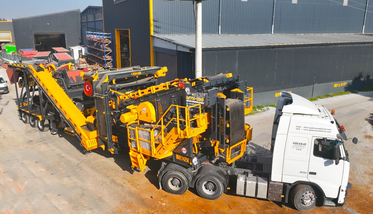 FABO MTK-130 MOBILE CRUSHING & SCREENING PLANT - Mobile crusher: picture 1 FABO MTK-130 MOBILE CRUSHING & SCREENING PLANT - Mobile crusher: picture 1