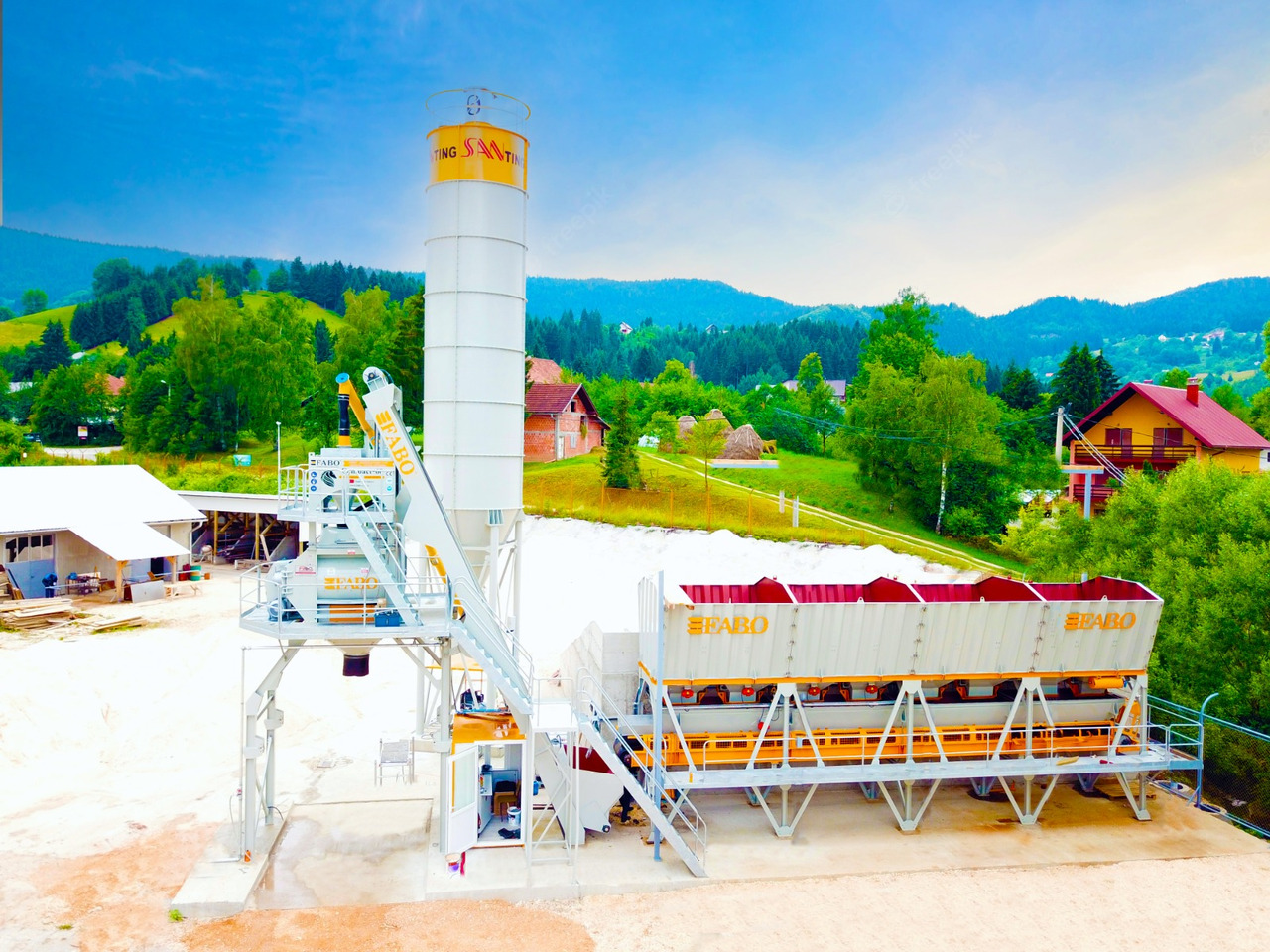 FABO compact concrete plant - Concrete plant: picture 1 FABO compact concrete plant - Concrete plant: picture 1