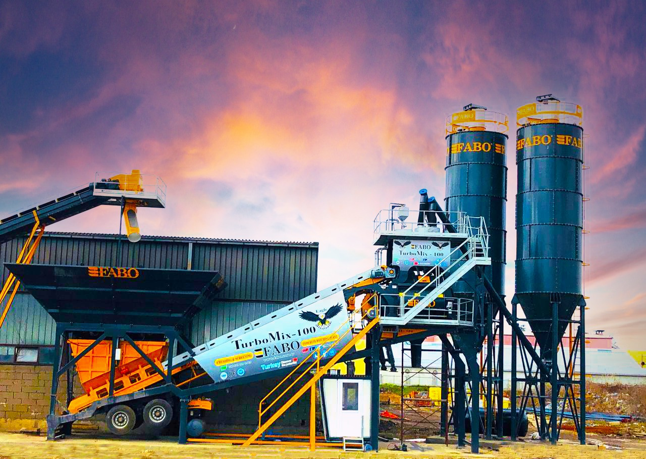 FABO mobile concrete batching plant - Concrete plant: picture 2 FABO mobile concrete batching plant - Concrete plant: picture 2