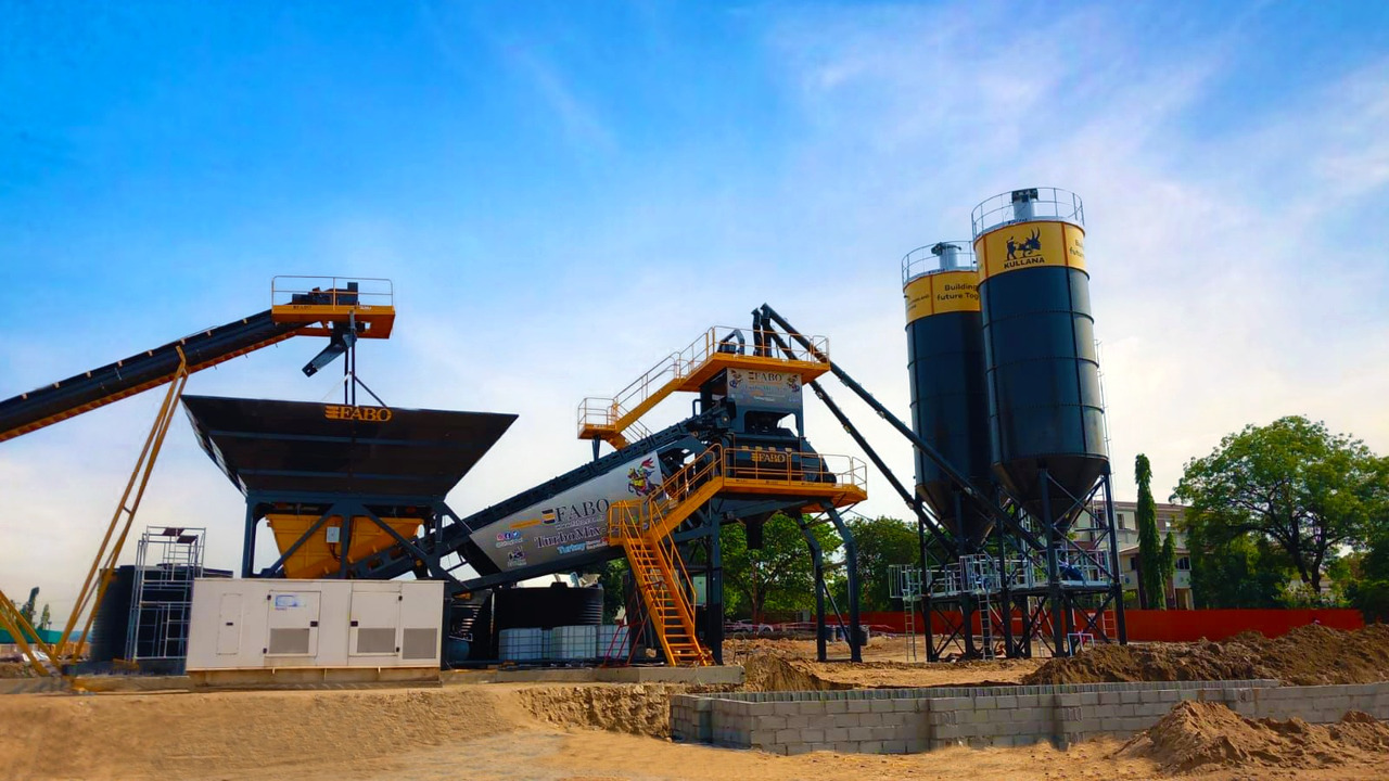 FABO mobile concrete batching plant - Concrete plant: picture 2 FABO mobile concrete batching plant - Concrete plant: picture 2