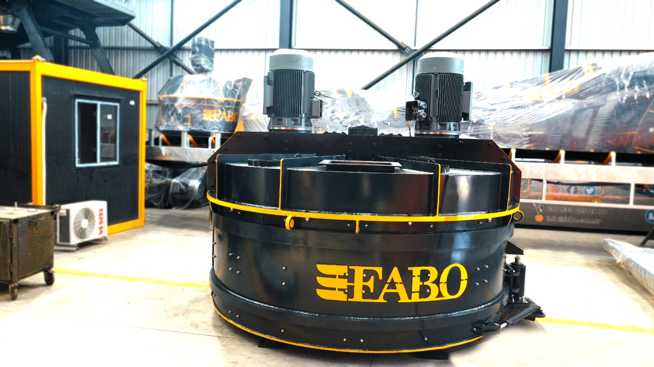 FABO twin shaft mixer - Cement mixer: picture 2 FABO twin shaft mixer - Cement mixer: picture 2