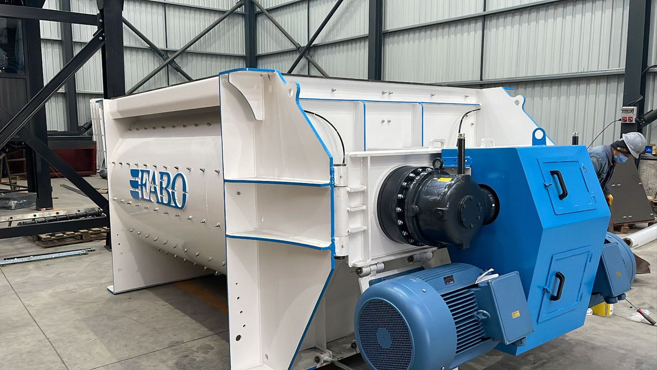 FABO twin shaft mixer - Cement mixer: picture 4 FABO twin shaft mixer - Cement mixer: picture 4