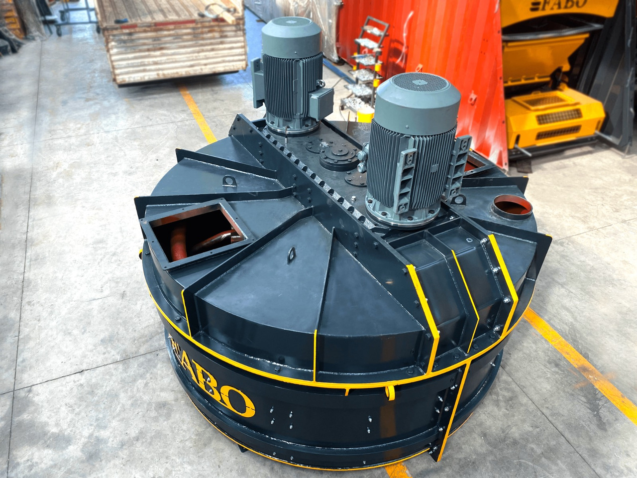 FABO twin shaft mixer - Cement mixer: picture 3 FABO twin shaft mixer - Cement mixer: picture 3