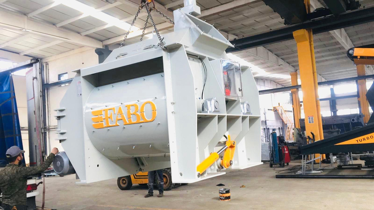 FABO twin shaft mixer - Cement mixer: picture 1 FABO twin shaft mixer - Cement mixer: picture 1