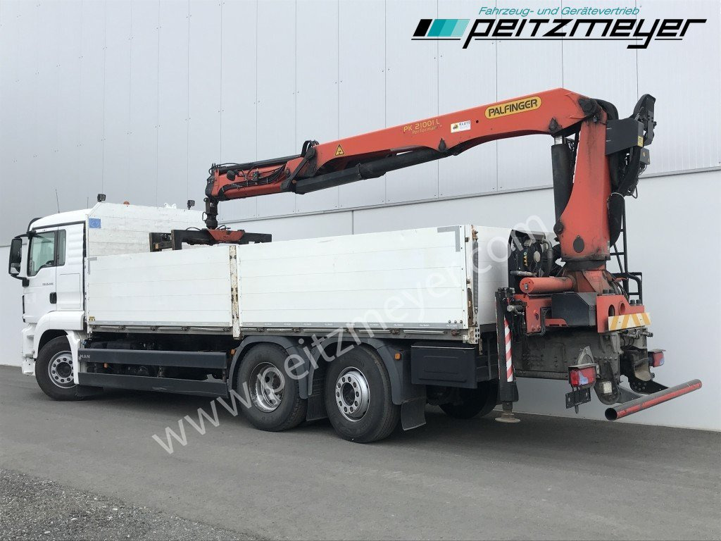 MAN TGS 26.440 FL 6x2 Palfinger PK 21001 L Steinzange, EU 6, Lenkachse - Dropside/ Flatbed truck, Crane truck: picture 3 MAN TGS 26.440 FL 6x2 Palfinger PK 21001 L Steinzange, EU 6, Lenkachse - Dropside/ Flatbed truck, Crane truck: picture 3