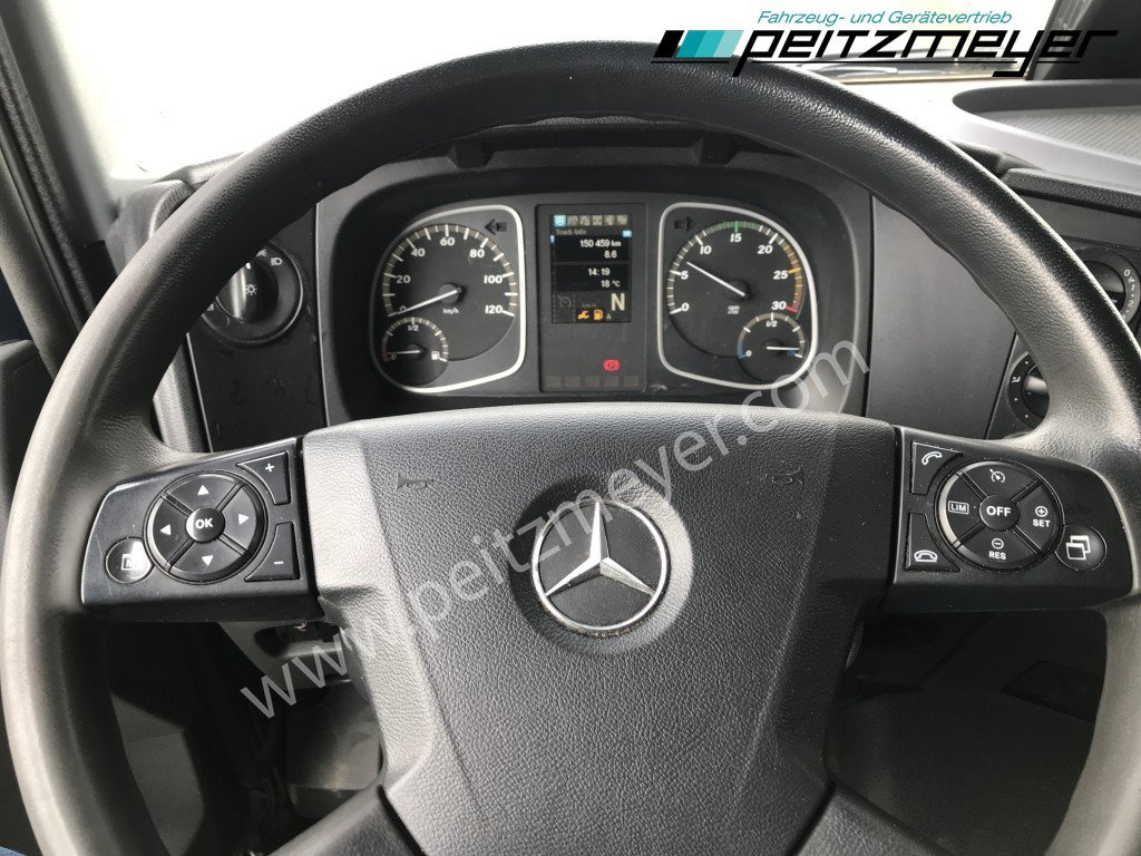 Curtain side truck MERCEDES-BENZ Atego 818 L Pritsche+LBW, Klima, 2 x AHK: picture 13
