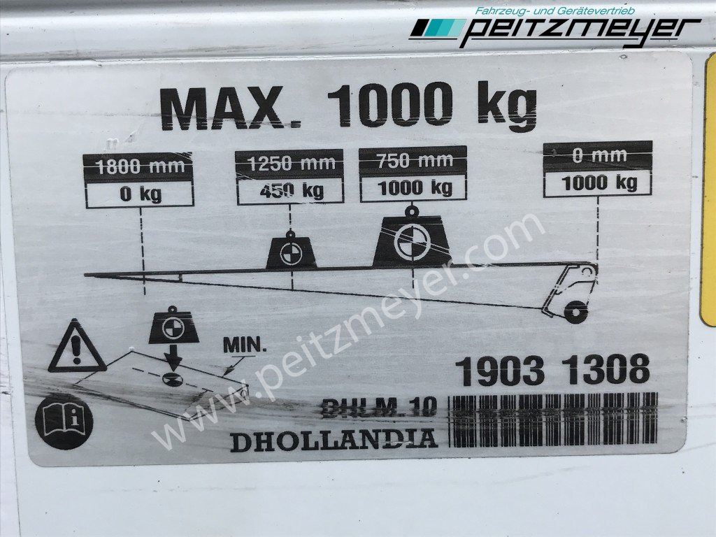 Curtain side truck MERCEDES-BENZ Atego 818 L Pritsche+LBW, Klima, 2 x AHK: picture 26