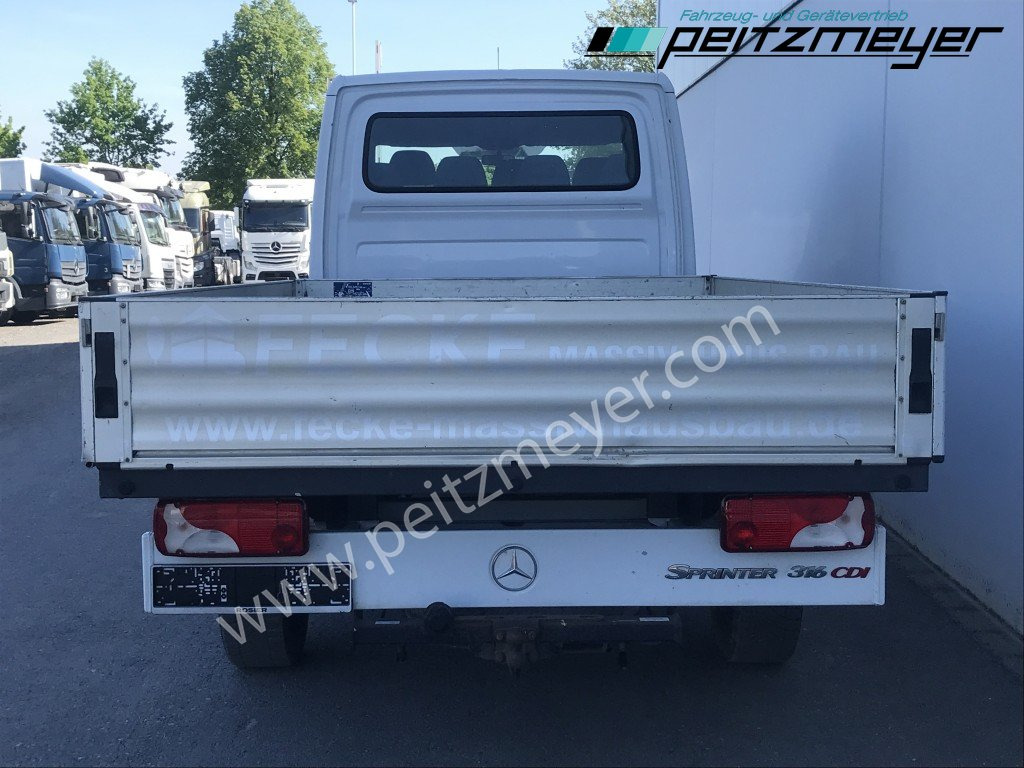 Open body delivery van, Crew cab van MERCEDES-BENZ Sprinter 316 CDI Maxi - Doka: picture 6