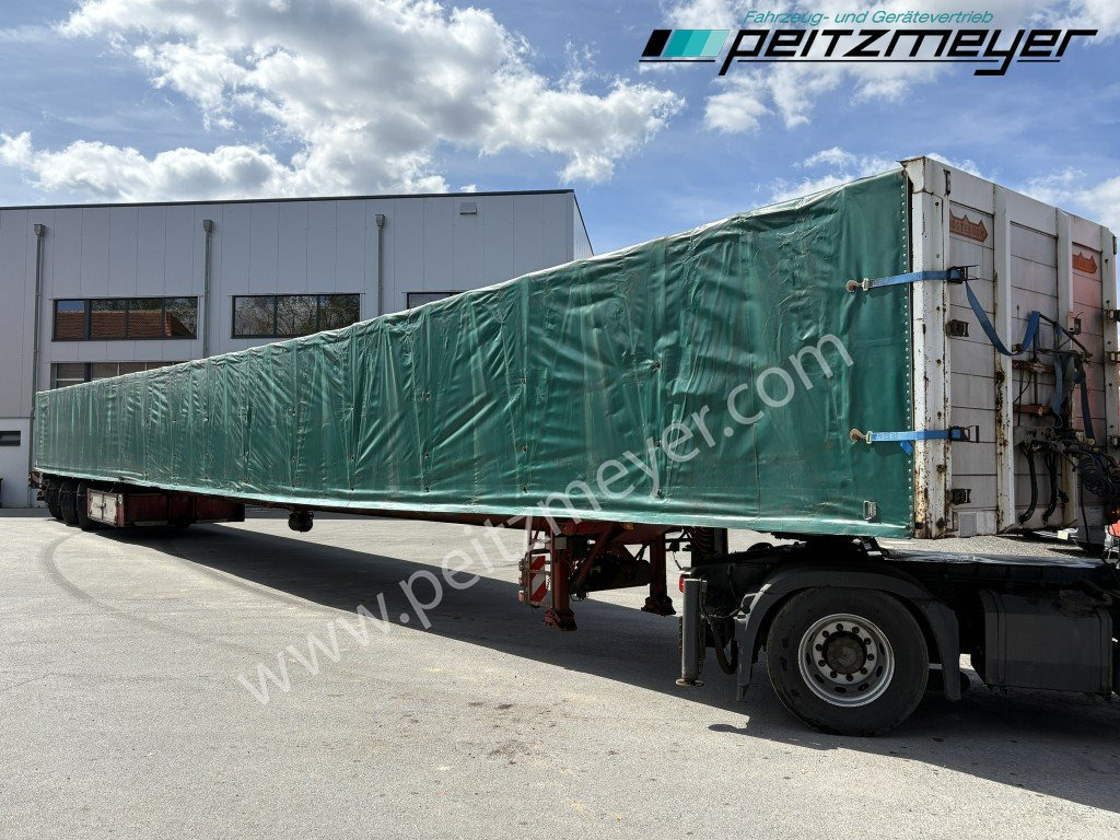 NOOTEBOOM ( NL ) Pritschenauflieger ausziehbar OVB-48-03V hydr. gelenkt Fernsteuerung, 26,35 m unter Plane - Curtainsider semi-trailer: picture 4 NOOTEBOOM ( NL ) Pritschenauflieger ausziehbar OVB-48-03V hydr. gelenkt Fernsteuerung, 26,35 m unter Plane - Curtainsider semi-trailer: picture 4