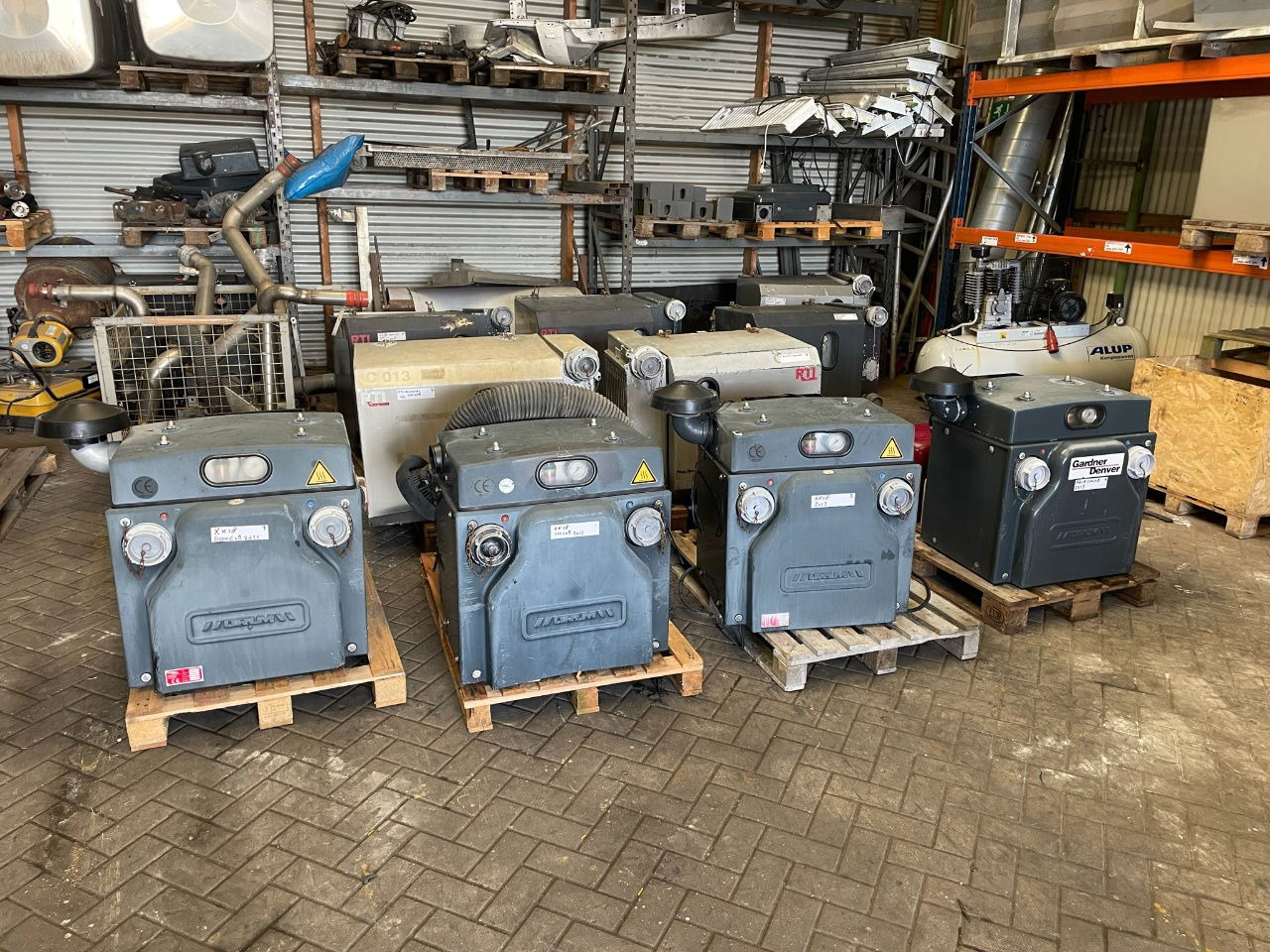 Diversen agri-food Drum Gartner Denver XK 18 1100 Cub whit Cooler - Air compressor: picture 1 Diversen agri-food Drum Gartner Denver XK 18 1100 Cub whit Cooler - Air compressor: picture 1