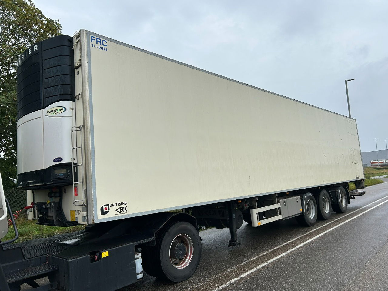 Van Eck Caurrier Vector 1850 / Steering axle / 1340 X 250 B X 265 H - Refrigerated semi-trailer: picture 2 Van Eck Caurrier Vector 1850 / Steering axle / 1340 X 250 B X 265 H - Refrigerated semi-trailer: picture 2