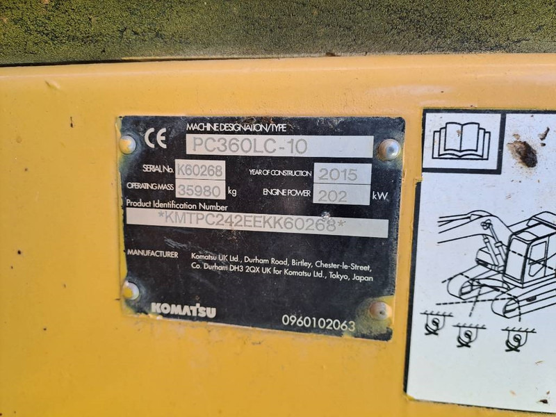 Crawler excavator Komatsu PC360LC-10: picture 10
